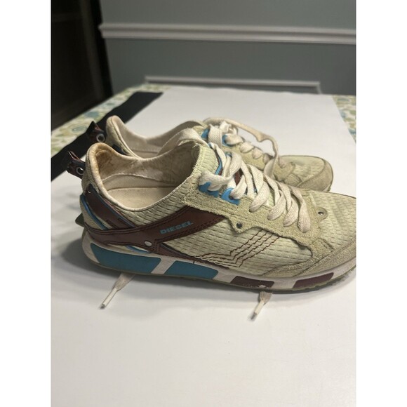 Diesel Anza Running Shoes Sneakers Retro Y2K Mesh Low Casual Women’s Sz 6.5 - Picture 5 of 14